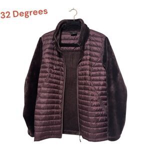 32 Degrees Purple eggplant jacket